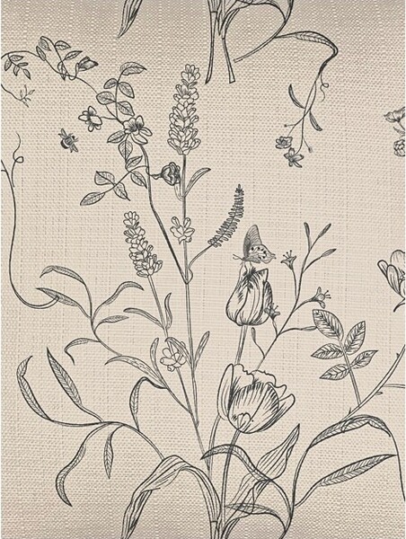 Anaya EnglishGardenNaturalLinenPillow14x40Down