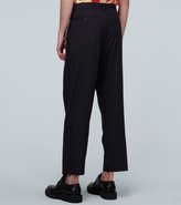 Thumbnail for your product : Rochas Double-pleated wool pants