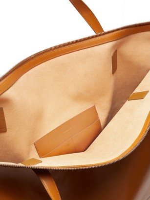 Jil Sander Oversized Smooth-leather Tote - Tan