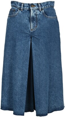 Maison Margiela Spliced Denim Culottes - ShopStyle Jeans