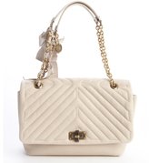 Thumbnail for your product : Lanvin ivory quilted leather large 'Happy' chain shoulder bag