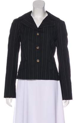 Dolce & Gabbana Notch-Lapel Long Sleeve Blazer Black Notch-Lapel Long Sleeve Blazer