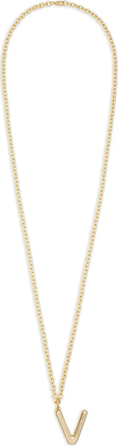Roxanne Assoulin Big Puffy Initial necklace