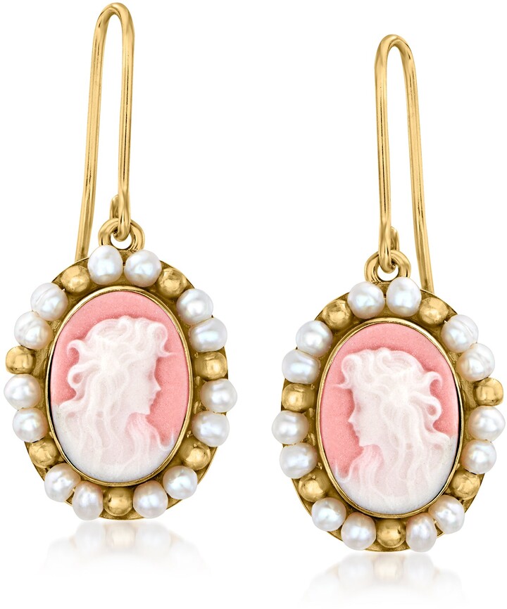 Cameo Earrings | Shop the world's largest collection of fashion 