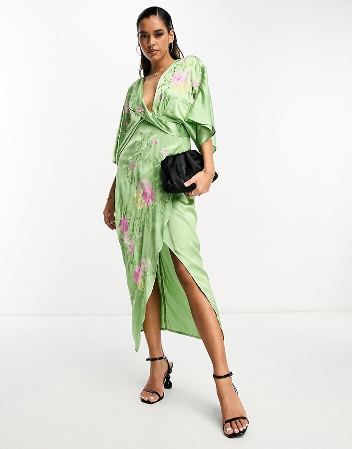 Kimono Wrap Dress | ShopStyle