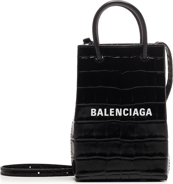 Balenciaga Phone Holder Crossbody Bag ShopStyle