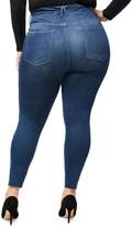 Thumbnail for your product : Good American Good Waist Crop with Raw Edge Jeans