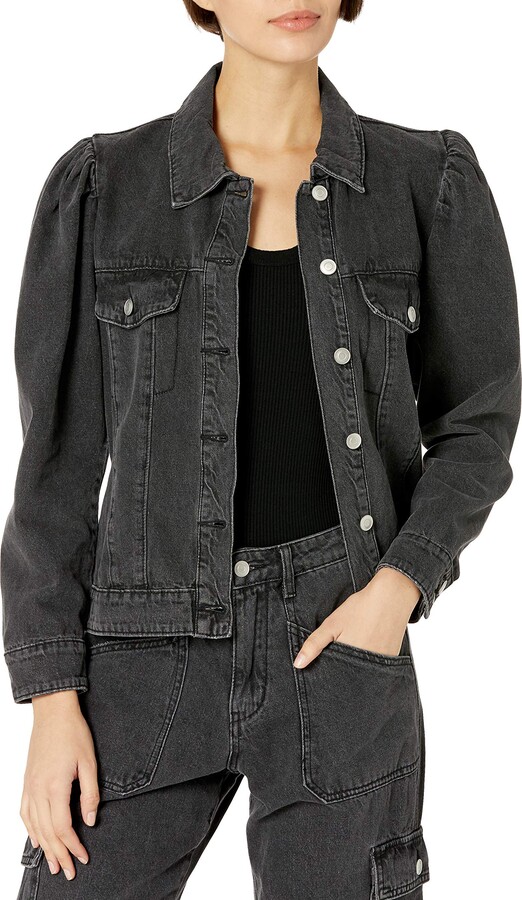 Puff Sleeve Denim Jacket | Shop The Largest Collection | ShopStyle