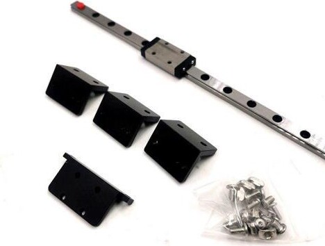 Graviton Funssor 1set Anycubic MEGA Zero 3D printer X axis linear rail upgrade kit MGN9H