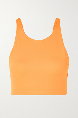 Girlfriend Collective + Net Sustain Topanga Recycled Stretch Sports Bra - Orange