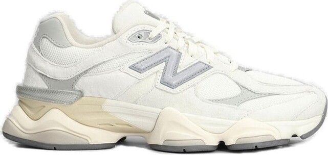 New Balance 9060 Sea Salt Lace-Up Sneakers
