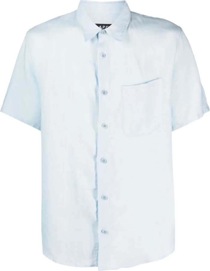 A.P.C. Short-Sleeve Linen Shirt