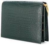 Thumbnail for your product : Saint Laurent Cassandra crocodile-embossed bag