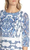 Thumbnail for your product : Gabby Skye Print Lace A-Line Dress