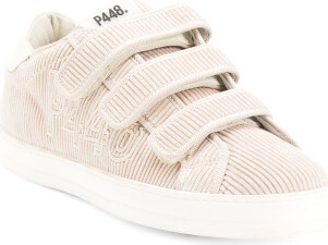 TJMAXX Velvet John Triple Strap Sneakers For Women, Leather