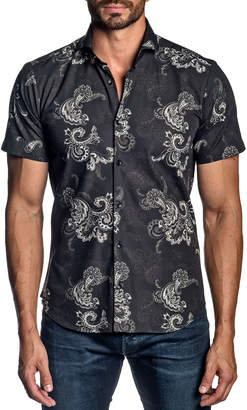 Paisley Short Sleeve Shirts For Men - ShopStyle