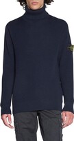 Thumbnail for your product : Stone Island Logo Patch Turtle Neck Jumper