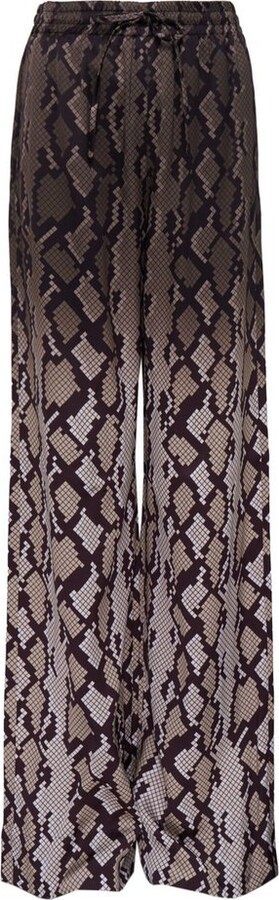 Stella McCartney Printed Oversized Drawtstring Trousers