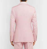 Thumbnail for your product : Tom Ford Pastel-Pink O'connor Slim-Fit Silk-Shantung Suit Jacket