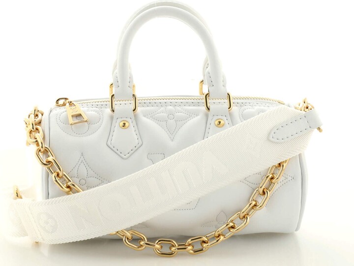 Louis Vuitton Papillon Handbag Bubblegram Leather BB - ShopStyle