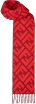Thumbnail for your product : Fendi FF logo long scarf
