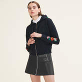 Thumbnail for your product : Maje Embroidered hooded sweatshirt