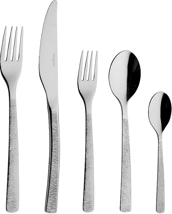 DegrenneParis Blois 5-Piece Flatware Set - Grey