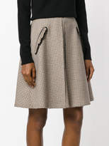 Thumbnail for your product : No.21 checked a-line skirt
