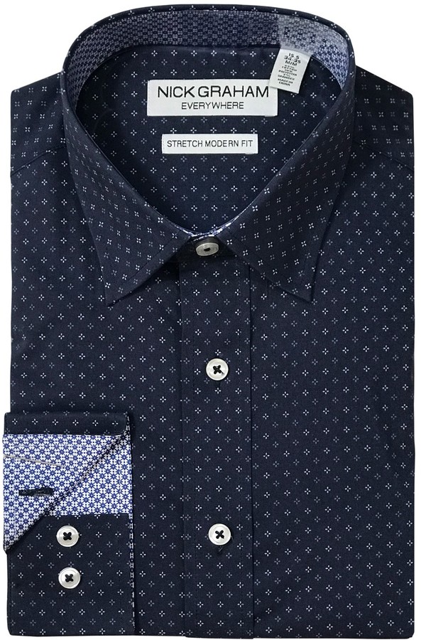 nick graham modern fit dress shirt