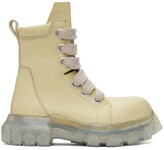 Thumbnail for your product : Rick Owens Off-White Jumbo Laced Bozo Tractor Boots