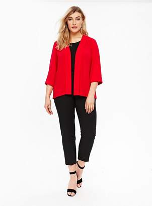 Evans Red Studded Soft Jacket