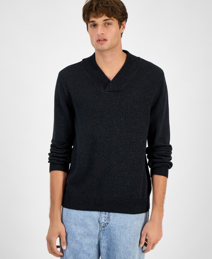 Sun + Stone Men's Shawl-Collar Sweater, Macy's Exclusive