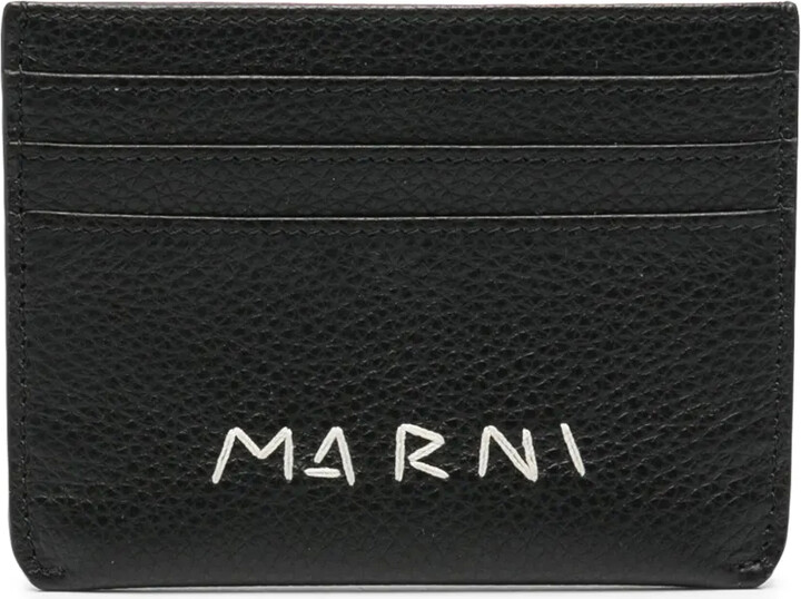 Marni Logo Card Holder - ShopStyle Wallets
