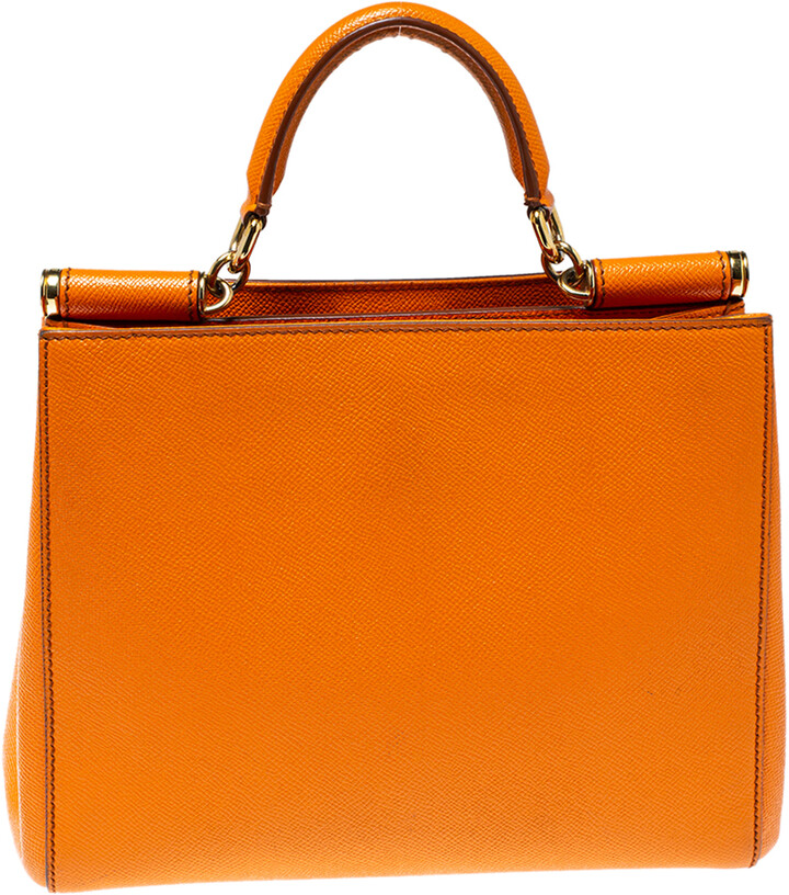 Dolce & Gabbana Orange Handbags | Shop the world's largest 