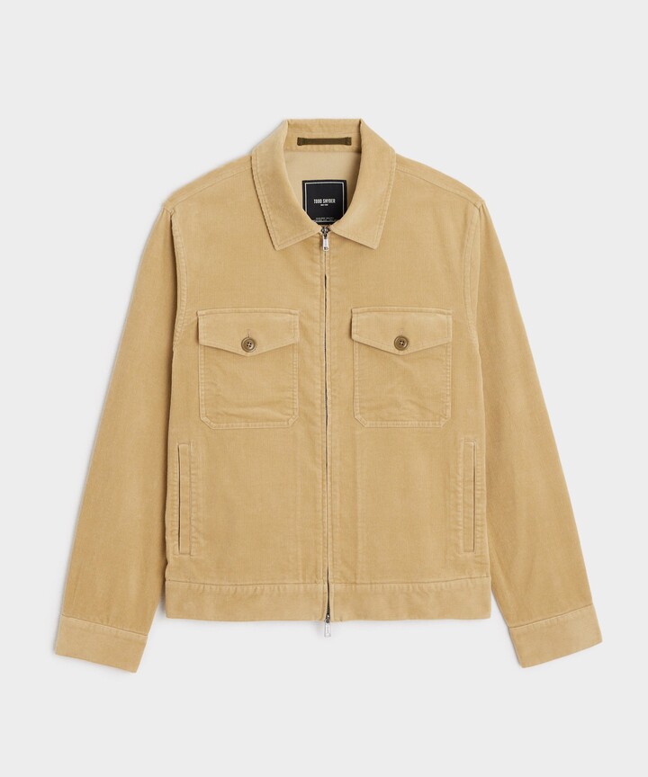 Todd Snyder Corduroy Station Jacket in Desert Beige