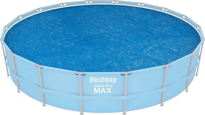 Bestway Flowclear 18' Round Solar Pool Cover for Above Ground Pools (Cover Only)