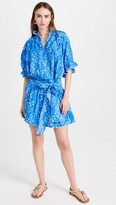 Thumbnail for your product : Juliet Dunn Small Flower Block Print Blouson Dress