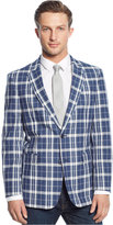 Thumbnail for your product : Tommy Hilfiger Trim-Fit Blue & White Madras Sport Coat