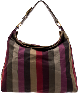 fendi multicolor canvas bag