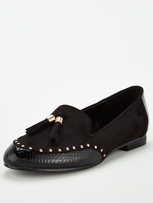 womens wide fit loafers uk