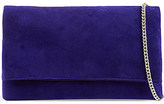 Thumbnail for your product : Karen Millen Signature suede fold-over clutch