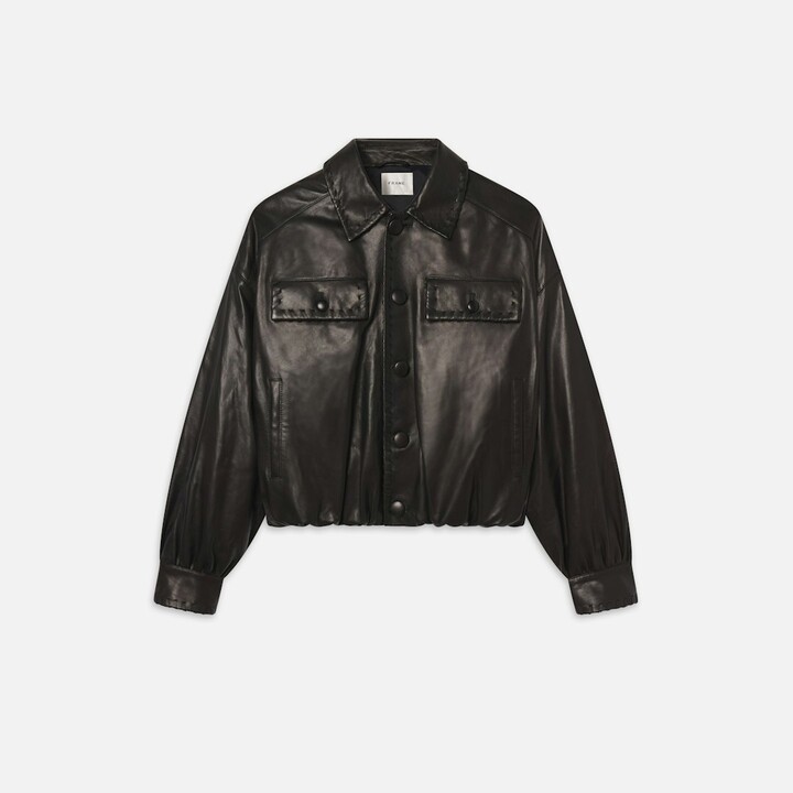 Women's The Leather Bubble Jacket