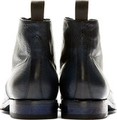 Thumbnail for your product : Paul Smith Navy Leather Cesar Boots