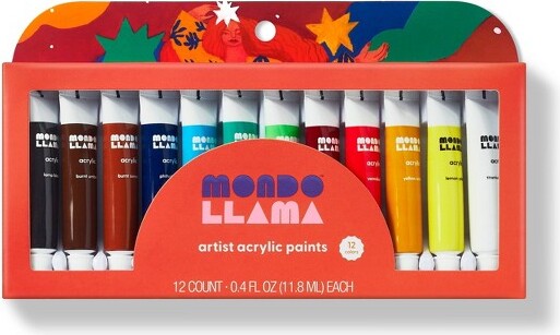 4pk Paint-By-Number Canvas Board Kit Jungle - Mondo Llama™