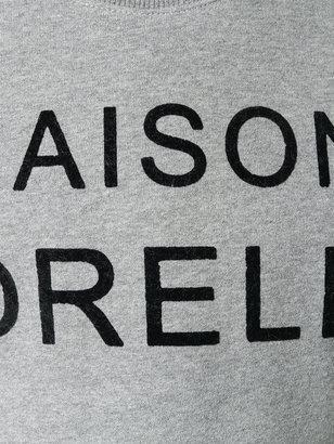 Frankie Morello logo patch sweatshirt