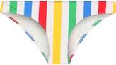 Thumbnail for your product : Solid & Striped The Elle Striped Low-rise Bikini Briefs