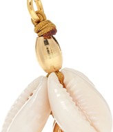 Thumbnail for your product : Concha Puka 22kt gold-plated cowry shell earrings