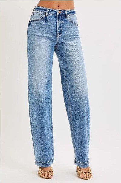 Sol Living RISENHighRiseWideBaggyJeans