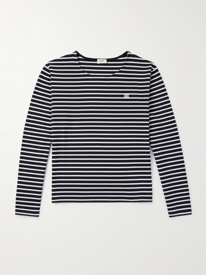Celine Homme Logo-Print Cotton-Jersey T-Shirt - ShopStyle