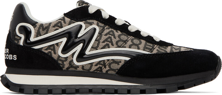 Black Marc Jacobs Sneakers The Jogger Marc Jacobs Black White 'The